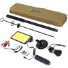 LED Camping Light, 12V 10000 Lumen Super Bright Portable Outdoor Lights with Telescoping Pole Suction Cup Magnetic Base, Flood Lamp for Outdoors Camp